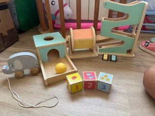 Lote Juguetes Montessori Madera