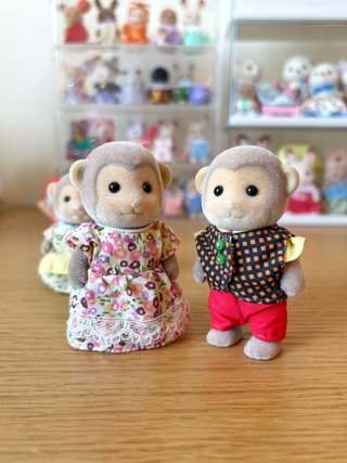 Familia de Monos Sylvanian Families