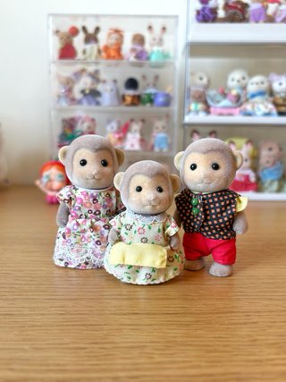 Familia de Monos Sylvanian Families