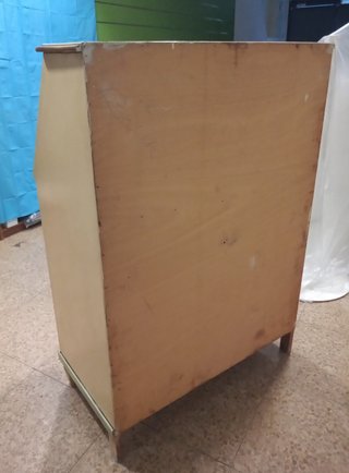 ESCRITORIO SECRETER VINTAGE PINTADO A MANO