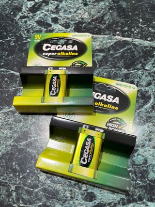 Pilas 9V CEGASA Super Alkaline (2 unidades)