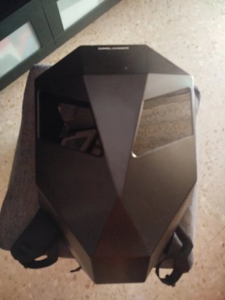 Mochila LED Diseño Máscara Moto