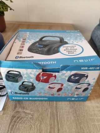 Radio CD Nevir con Bluetooth