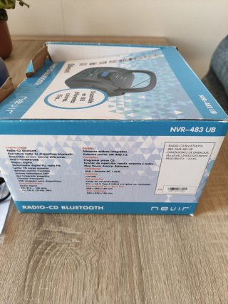 Radio CD Nevir con Bluetooth
