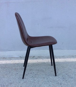 JUEGO DE 3 SILLAS DISEÑO MID-CENTURY INDUSTRIAL