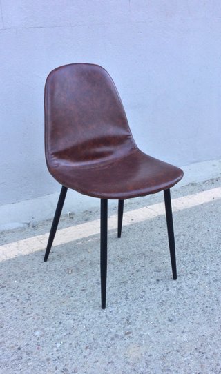 JUEGO DE 3 SILLAS DISEÑO MID-CENTURY INDUSTRIAL