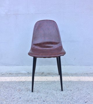 JUEGO DE 3 SILLAS DISEÑO MID-CENTURY INDUSTRIAL