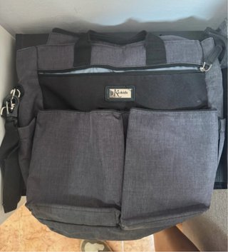 Mochila cambiador Kokids gris