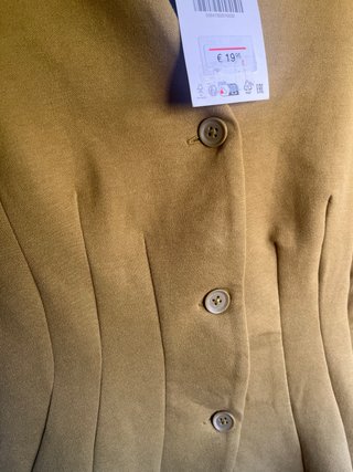 Chaleco Zara Verde Oliva Talla M