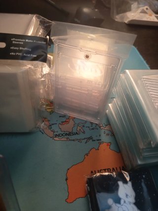 Liquidación de protectores de cartas