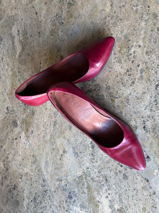 Zapatos de tacón rojos Desiree