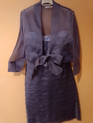 Vestido y chaqueta Amitié morado