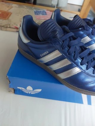 Adidas Samba Zapatillas Azul/Plata