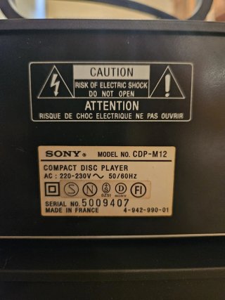 Sony HST-D105 + CDP-M12 con mando