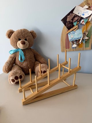 Expositor de madera para libros pequeños