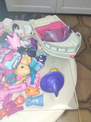 Lote Polly Pocket y accesorios