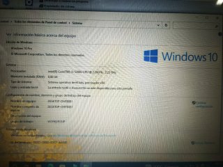 Portátil HP i5 8GB RAM 5200cpu