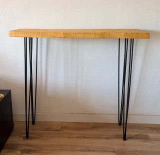Mesa alta de estilo rustico industrial
