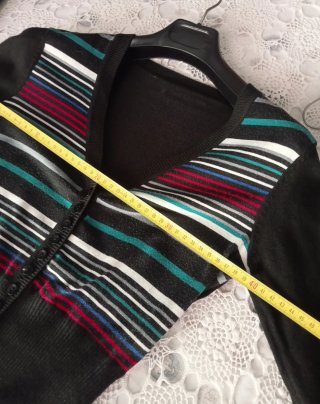 Cardigan a righe