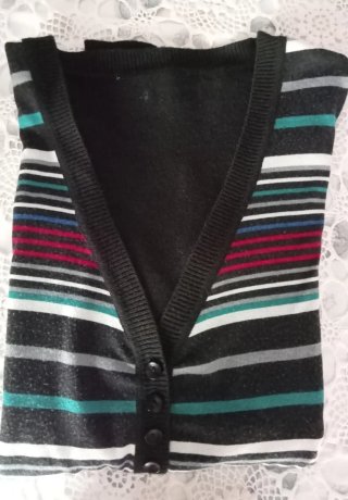 Cardigan a righe