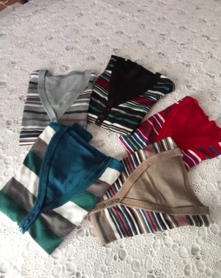 Cardigan a righe