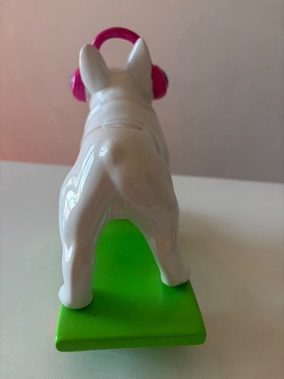 Figura Decorativa Bulldog Francés con Cascos