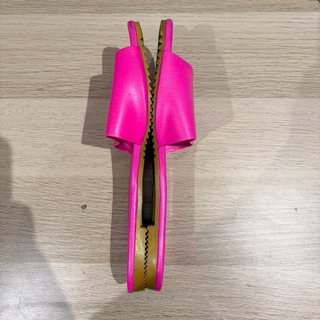 Sandalias Planas Fucsia Talla 40