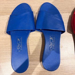 Sandalias Planas Fucsia Talla 40