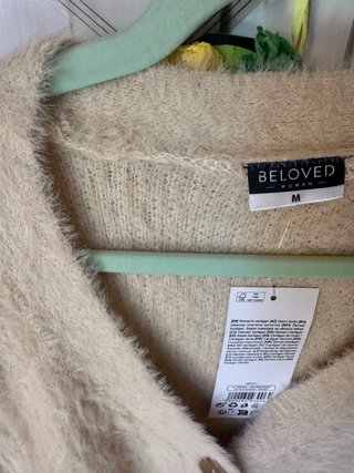 Chaqueta de pelo Beloved Beige Talla M