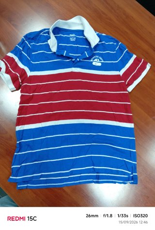 Polo Nike Athletic Dept. Rayas Azul/Rojo