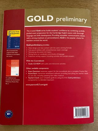 Gold Preliminary Coursebook with CD-ROM Pack