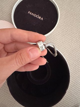 Pulsera Pandora Auténtica Plata  Y caja Para niña