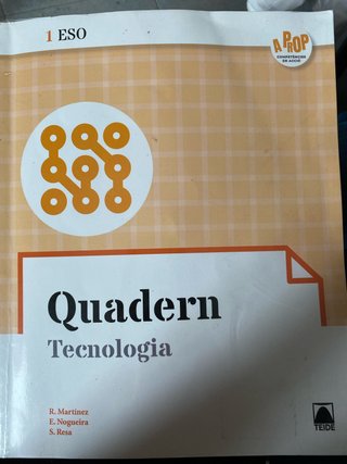 Tecnologia, 1 ESO. Quadern