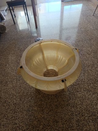 Molde de Plástico para hacer Macetas de Hormigón