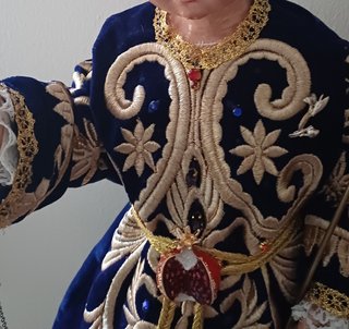 Vestido para Niño Jesús hasta 45 cm
