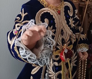 Vestido para Niño Jesús hasta 45 cm