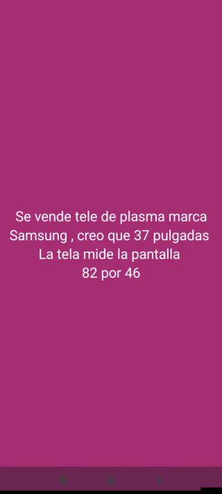 Televisor Samsung de Plasma