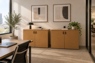 2 Muebles Bajos de Oficina
