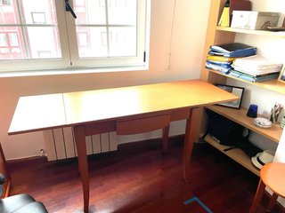 Mesa de madera para cocina o escritorio