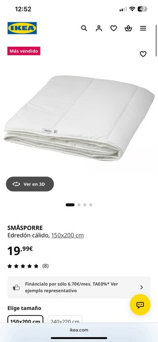 Edredón IKEA SMÅSPORRE