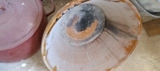 Lebrillo antiguo de cerámica