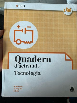 Tecnologia 3 ESO. Quadern d'activitats