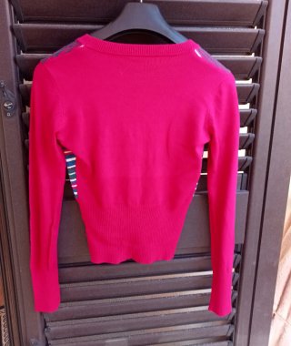 Cardigan fibra naturale