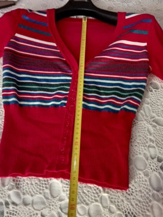 Cardigan fibra naturale