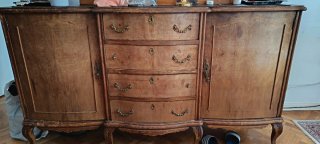 Aparador de madera vintage, recoger en casa.