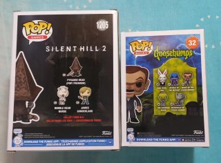 2 Funko Pop Terror: Pyramid Head y Dummy