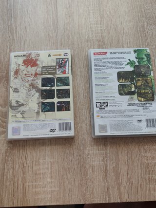Pack Metal Gear Solid 2 + Metal Gear Solid 3 PS2