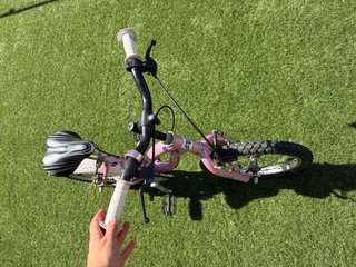 Bicicleta infantil rosa 14 pulgadas