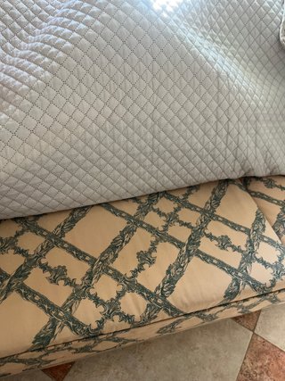 Sofá 2 plazas exterior beige. Con funda reversible