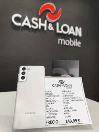 Samsung Galaxy S21 5G 128GB Blanco